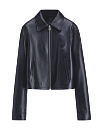 Christian Dior Women's Medaillon Jacket Lambskin Black