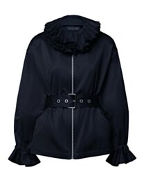 Louis Vuitton Women's Ruff Collar Jacket Black