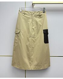 Louis Vuitton Women's Monogram-Print Utility Skirt With Pockets Apricot