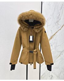 Moncler Women's Grenoble Lapanche Down Jacket With Belt