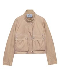 Prada Women's Washed Re-Nylon Jacket Apricot