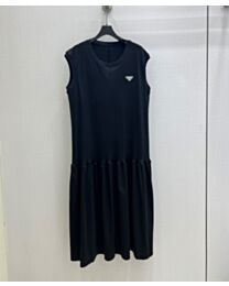Prada Women's Sleeveless Dress Black