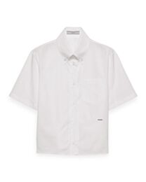 Prada Women's Patch-Pocket Shirt White