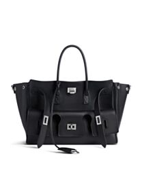 Balenciaga Bel Air Small Carry All Bag Black