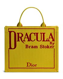 Christian Dior Medium Book Tote Handbag 1BTSH299 Yellow