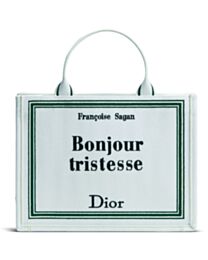 Christian Dior Medium Book Tote Handbag M1354 Green