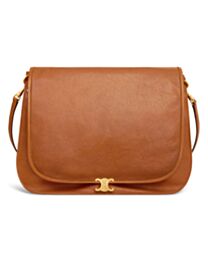 Celine Besace Soft Triomphe In Supple Shiny Lambskin 123632