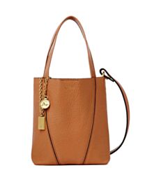 Chloe Small Chloe Spin Tote Bag In Grained Leather 