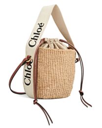 Chloe Small Woody Basket Cream