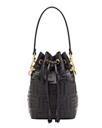 Fendi Mon Tresor Leather Mini Bag 8BS010 Black