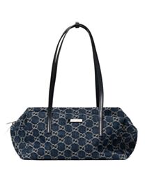 Gucci Melrose Medium Boston Bag Dark Blue