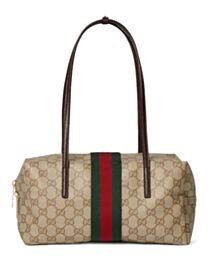 Gucci Melrose Medium Boston Bag Coffee