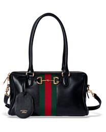 Gucci Borsetto Medium Boston Bag 866732 Black