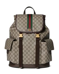 Gucci Ophidia Large Backpack Dark Coffee