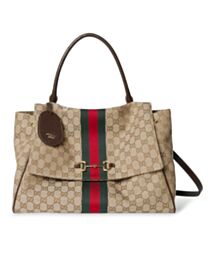 Gucci Paparazzo Series Large Handbag Coffee