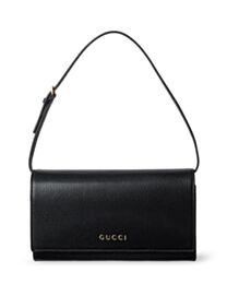Gucci Mini Pouch With Gucci Lettering 874731 Black