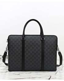 Gucci Essence Classic Medium Briefcase A0007X Black