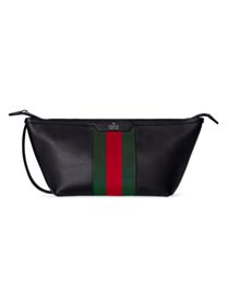 Gucci Mega Web Trademark Small Toiletry Case 875159 Black