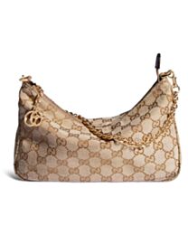 Gucci Lady Lunetta Chain Small Shoulder Bag A0034B Apricot