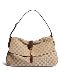 Gucci Jackie Flap Large Crossbody Bag A005ZI Apricot