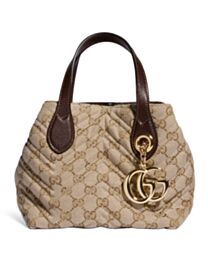 Gucci GG Marmont Small Tote Bag 855391 Apricot