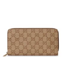 Gucci Essence Classic Zip-Around Wallet 876434 Apricot