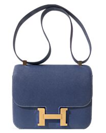 Hermes Epsom Constance 24cm Gold Hardware 