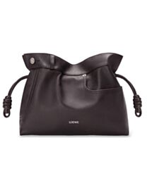 Loewe Panta Medium Flamenco Clutch In Shiny Calfskin A411FC1XBV