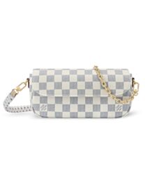 Louis Vuitton Wallet On Chain Ivy N40916 White