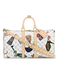 Louis Vuitton Keepall Bandouliere 45 M28780 Cream