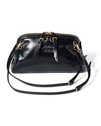 Miu Miu Leather Clutch 5BF131 Black