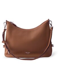 Prada Prada Fold Large Leather Shoulder Bag 1BC288