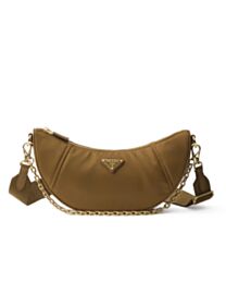 Prada Demi-lune Re-Nylon Shoulder Bag 1BH222