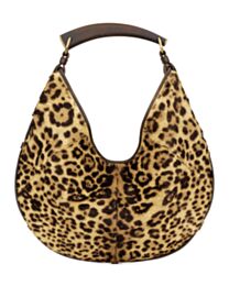 Saint Laurent Mombasa Medium In Pony Hair Leather 862029 Coffee