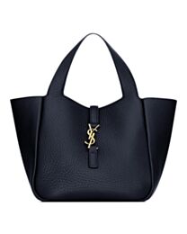 Saint Laurent Le 5 A 7 Baby Bea In Grained Leather S872469 Black