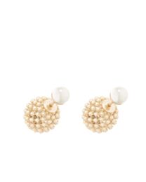 Christian Dior Women's Dior Tribales Earrings Golden