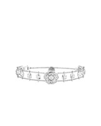 Chanel Bouton De Camelia Bracelet J12065 Silver