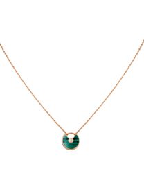 Cartier Women's Amulette De Cartier Necklace, XS Model Green