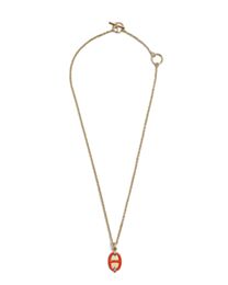 Hermes Mini Maillon Pendant, Small Model Orange