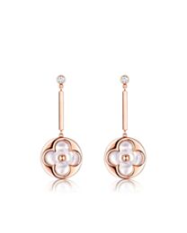 Louis Vuitton Colour Blossom Sun Long Earring Q96421 Red
