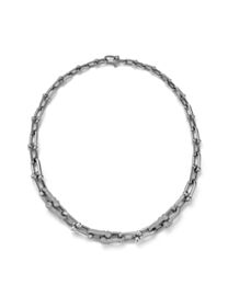 Tiffany Women's Graduated Link Necklace Silver