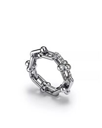 Tiffany Small Link Ring Silver
