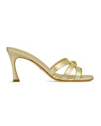 Christian Dior Women's Or 30M Heeled Slide Golden
