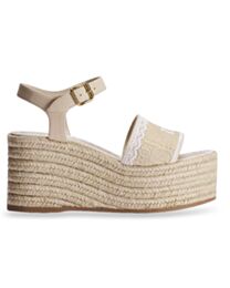 Christian Dior Women's Dentelle Wedge Sandal