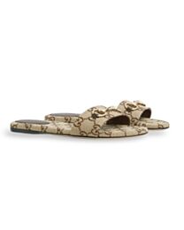 Gucci Women's Slide Sandal With Horsebit 835828 Apricot