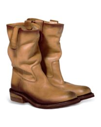 Miu Miu Women's Foule Leather Booties 5U680E Apricot