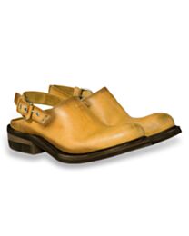 Miu Miu Women's Foule Leather Mules
