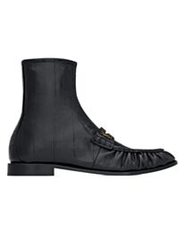 Saint Laurent Women's Le Loafer Boots In Hagfish A002AI0W Black