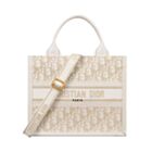 Christian Dior Small Dior Book Tote Cream