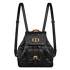 Christian Dior Small Dior Caro Backpack Black